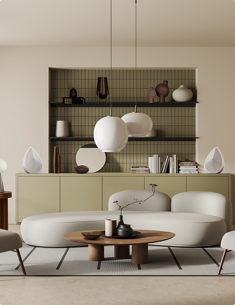 Obsidian Stereo Set - True Stereo WiFi Speaker Pair | Luxury Home Audio